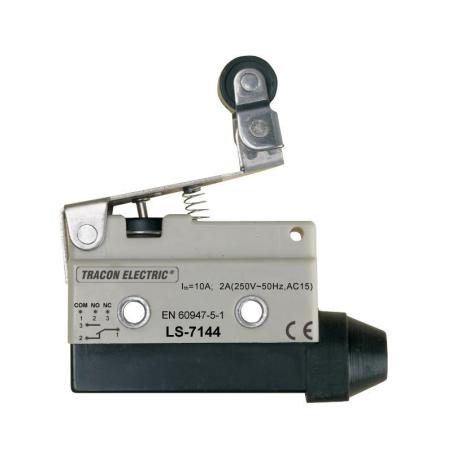 Łącznik krańcowy z dźwignią sprężynową i rolką przegubową LS7144