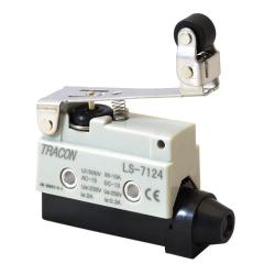 Łącznik krańcowy z dźwignią sprężynową i rolką przegubową LS7124