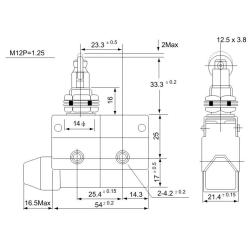 Łącznik krańcowy z rolką LS7312 Tracon Electric