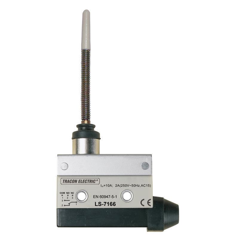 Łącznik krańcowy z dźwignią sprężynową i prętem LS7166