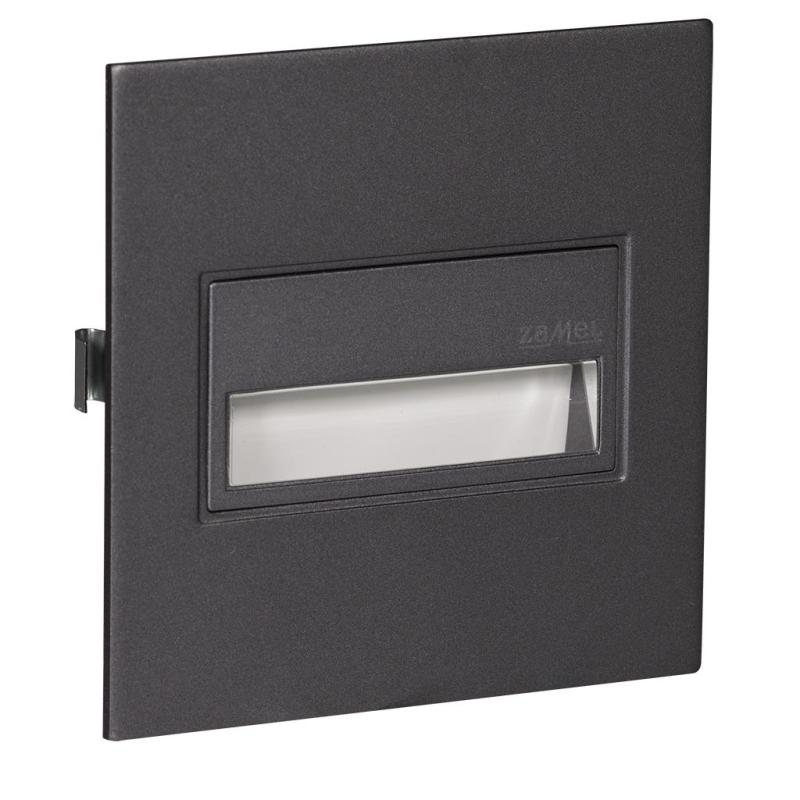 Ledix - oprawa LED Sona kwadratowa PT 14V grafit ciepła