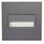 Ledix - oprawa LED Sona kwadratowa PT 14V grafit ciepła