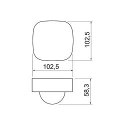 Czujnik ruchu i obecności sufitowy CO-1 GTV