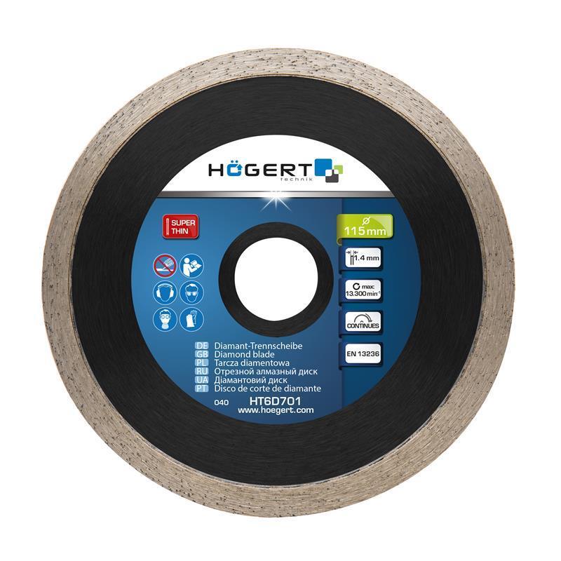Tarcza diamentowa ciagła 115 mm HT6D701