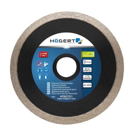 Tarcza diamentowa ciagła 115 mm HT6D701 Hogert