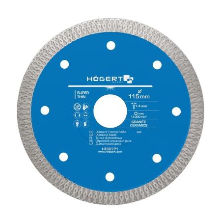 Tarcza diamentowa do glazury 115 mm HT6D721 Hogert