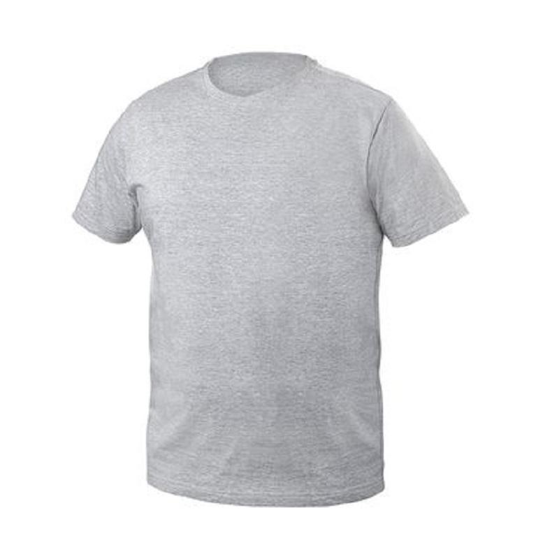 VILS t-shirt bawełniany szary melanż XL (54) VILS t-shirt bawełniany szary melanż XL (54)