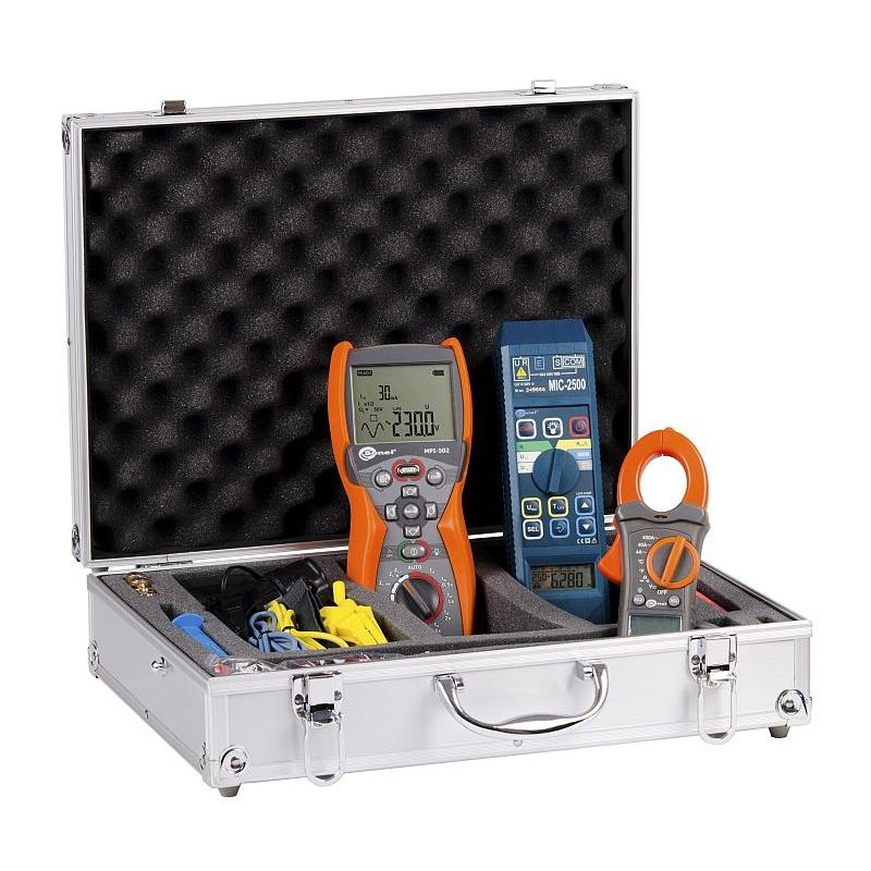 Zestaw mierników instalacji elektrycznych WME-4 ( MPI-502+MIC-2500+CMP-400)