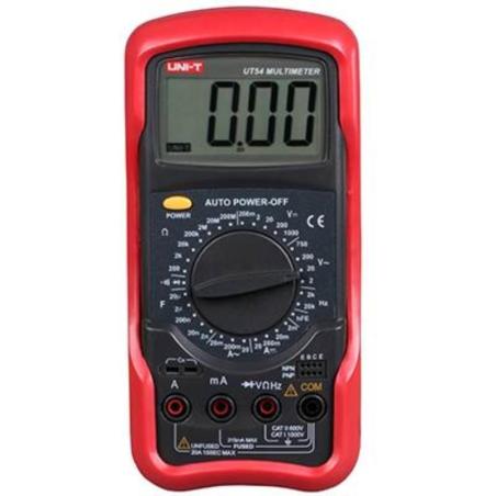 MIERNIK UNI-T UT54 CYFROWY UNIWERSALNY + POJEMNOŚĆ, CZĘSTOTLIWOŚĆ