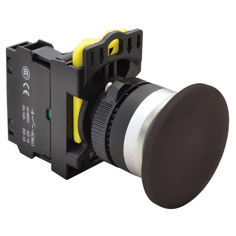 Przycisk grzybkowy NYG3-MBK czarny