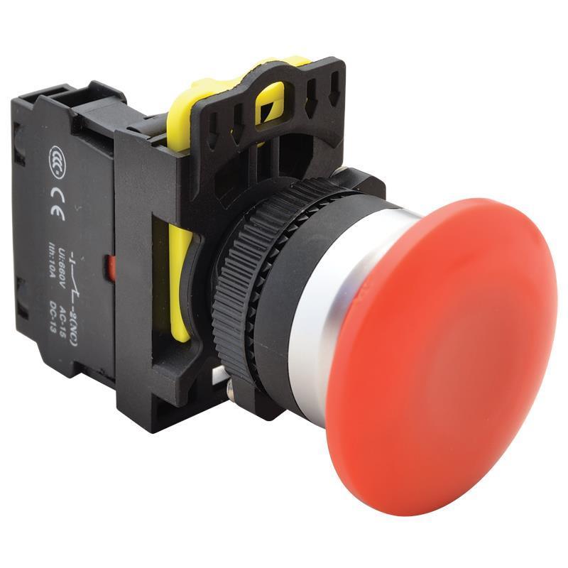 Przycisk grzybkowy NYG3-MR czerwony