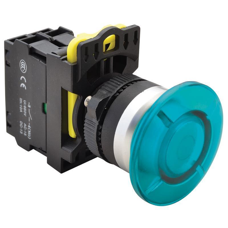 Przycisk grzybkowy podświetlany NYG3-MLB niebieski