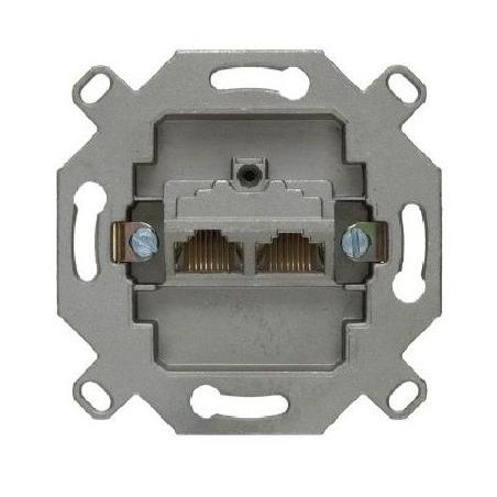 Berker One.Platform - gniazdo komputerowe kat.5e ekranowane podwójne