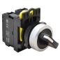 Przełącznik pokrętny z samoczynnym powrotem NYK3-S24BK dwustanowy 1-2