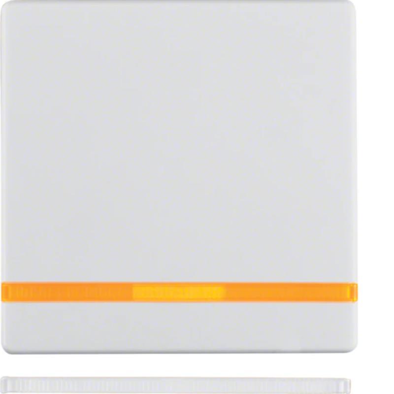 Berker Q1/Q3/Q7 biały - klawisz pojedynczy podświetlany