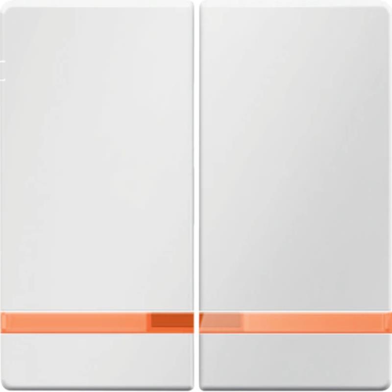 Berker Q1/Q3/Q7 biały - klawisz świecznikowy podświetlany