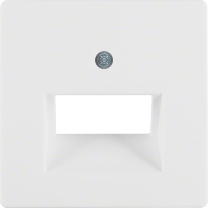 Berker Q1/Q3/Q7 biały - płytka do gniazda głośnikowego