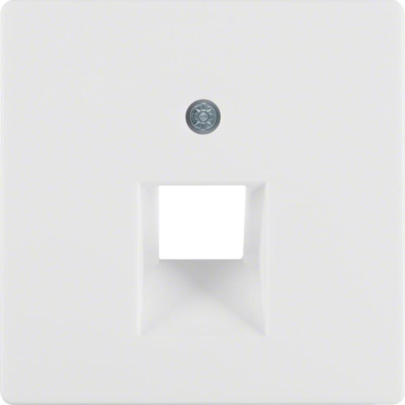 Berker Q1/Q3/Q7 biały - płytka do gniazda telefonicznego