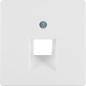 Berker Q1/Q3/Q7 biały - płytka do gniazda telefonicznego