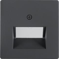 Berker Q1/Q3/Q7 antracyt - płytka do gniazda telefonicznego (x2)
