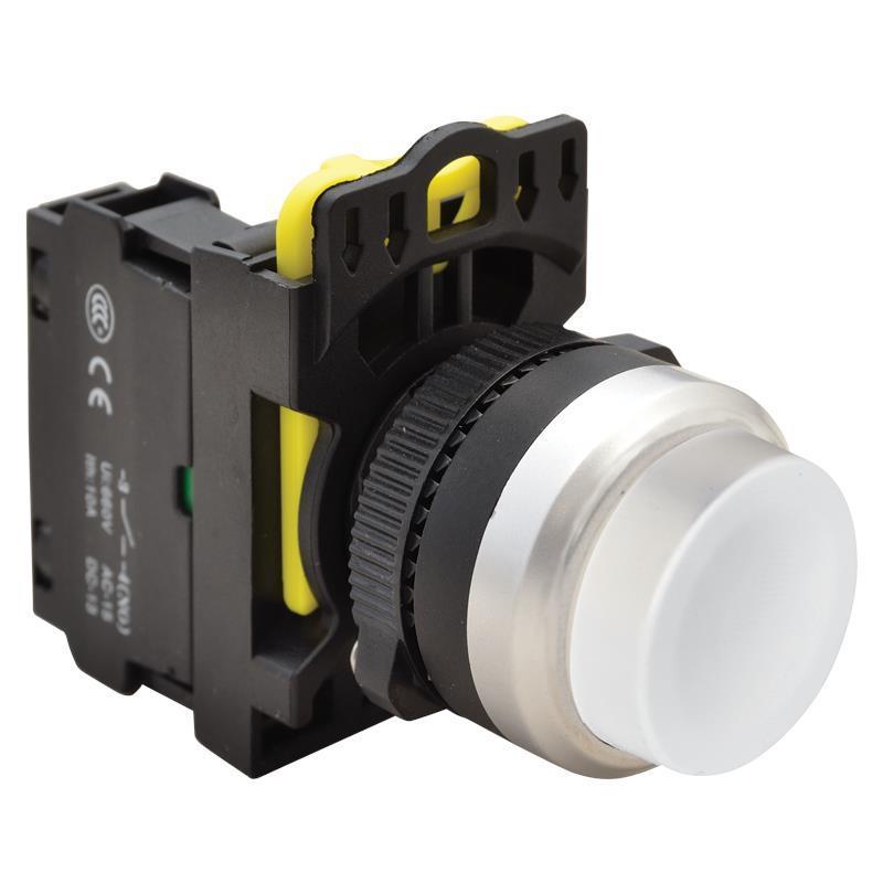 Przycisk wystający NYG3-HW biały