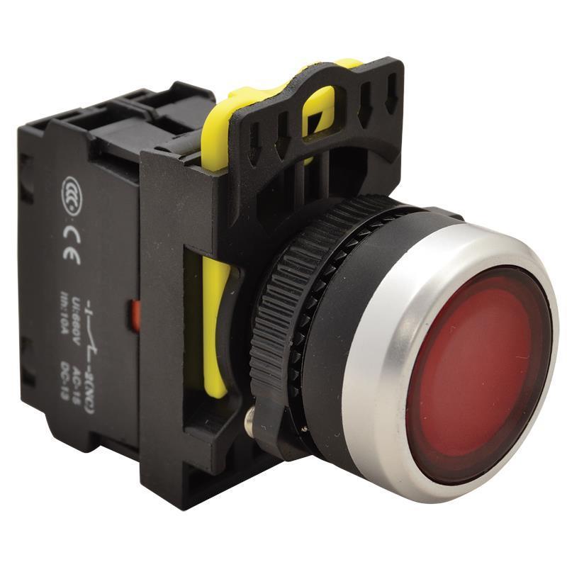 Przycisk podświetlany  NYG3-LR czerwony