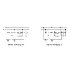 Automat schodowy AS-223 z funkcją przeciwblokady F&F