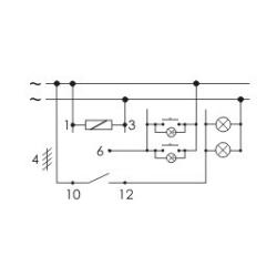 Automat schodowy AS-224 24V AC z funkcją przeciwblokady F&F