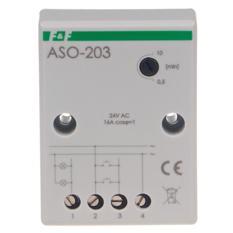 Automat schodowy ASO-203 24V AC z funkcją przeciwblokady