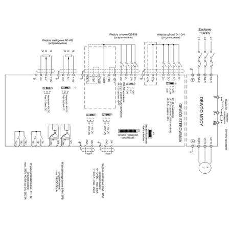 Falownik trójfazowy 22kW - FA-3X220