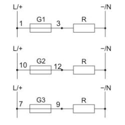 Moduł bezpiecznikowy BZ-3 F&F