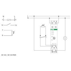 Automat zmierzchowy z sondą AZ-112 PLUS F&F