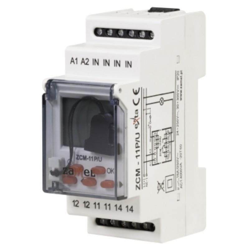 Programator czasowy ZCM-11P/U tygodniowy jednokanałowy z pamięcią zewnętrzną Programator czasowy ZCM-11P/U tygodniowy jednokanałowy z pamięcią zewnętrzną