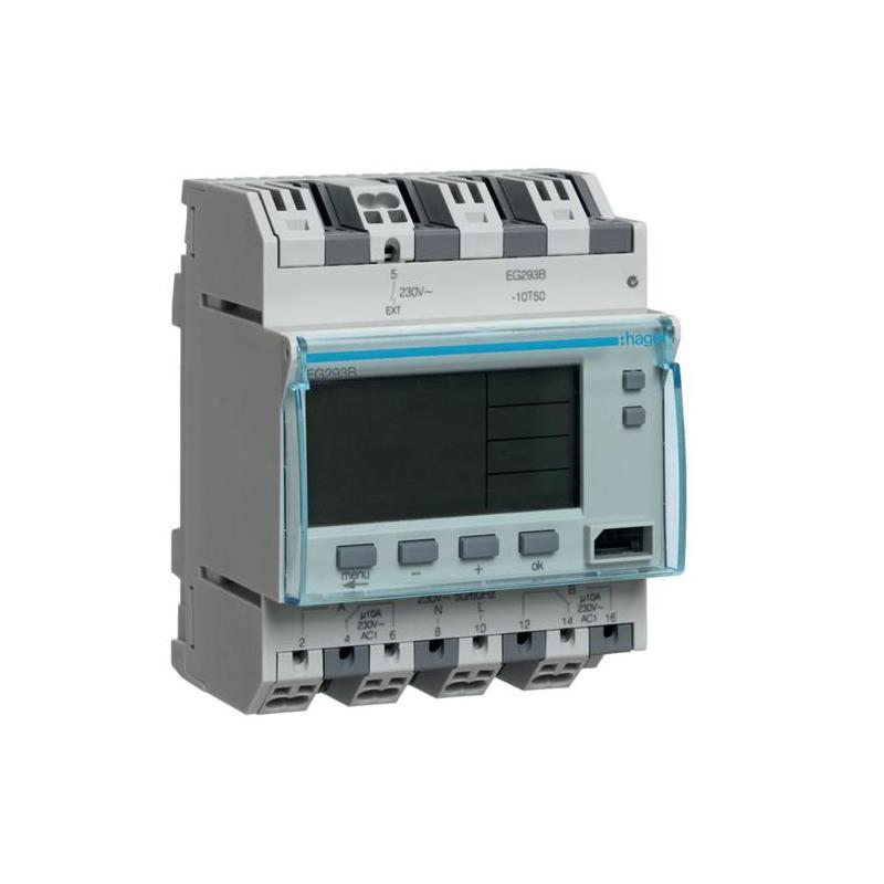 Programator czasowy EG293E tygodniowy 300 programów 16A 230V 2P QuickConnect Programator czasowy EG293E tygodniowy 300 programów 16A 230V 2P QuickConnect