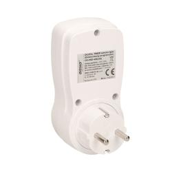 Programator czasowy OR-PRE-409(GS) schuko Orno