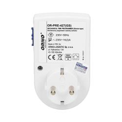 Programator czasowy mechaniczny OR-PRE-427(GS) schuko Orno