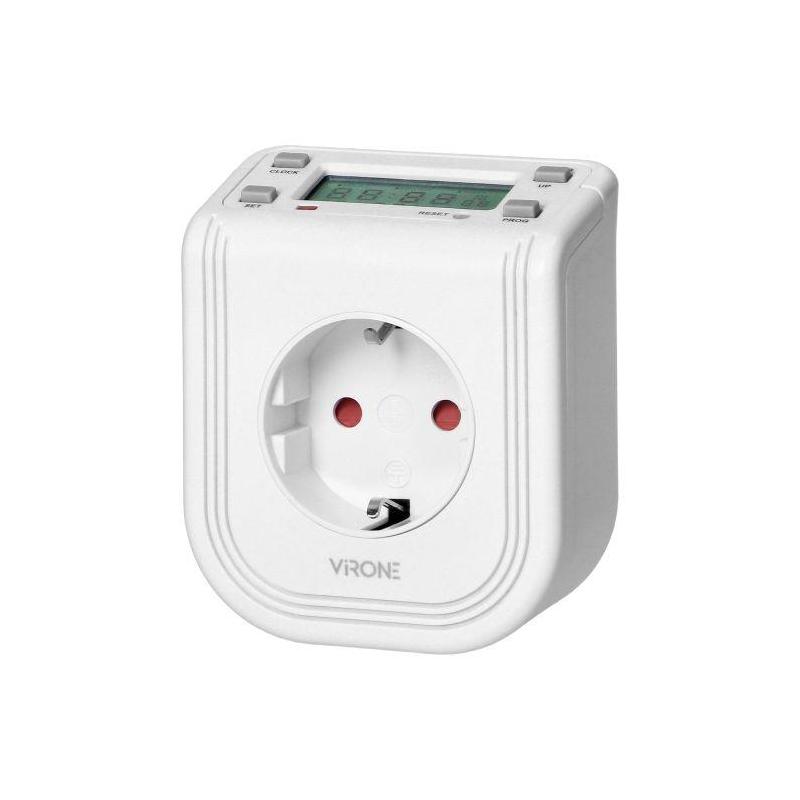 Elektroniczny programator czasowy z górnym wyświetlaczem LCD, 230 VAC 3680W DT-4(GS)