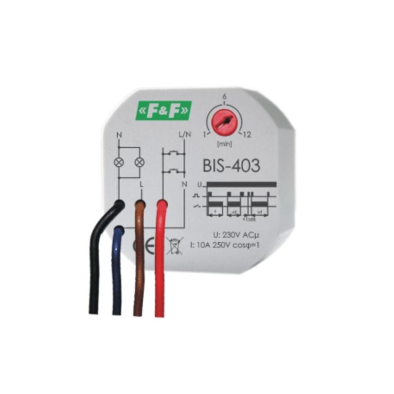 Przekaźnik bistabilny BIS-403 z wyłącznikiem czasowym