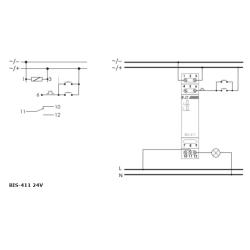 Przekaźnik bistabilny BIS-411 230V włącz-wyłącz F&F
