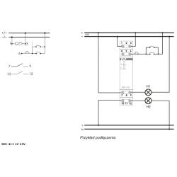 Przekaźnik bistabilny BIS-411 2Z 24V włącz-wyłącz F&F