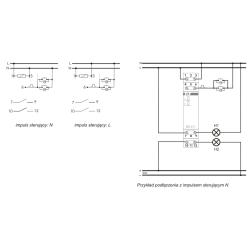 Przekaźnik bistabilny BIS-411 2Z 230V włącz-wyłącz F&F
