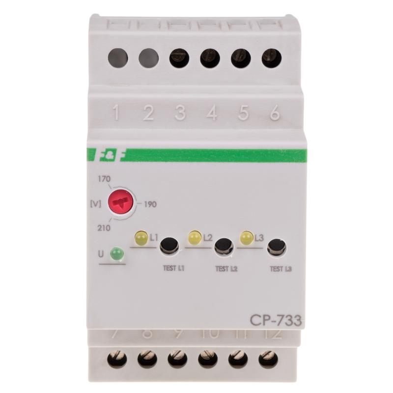 Przekaźnik napięciowy CP-733 styk 3x1R