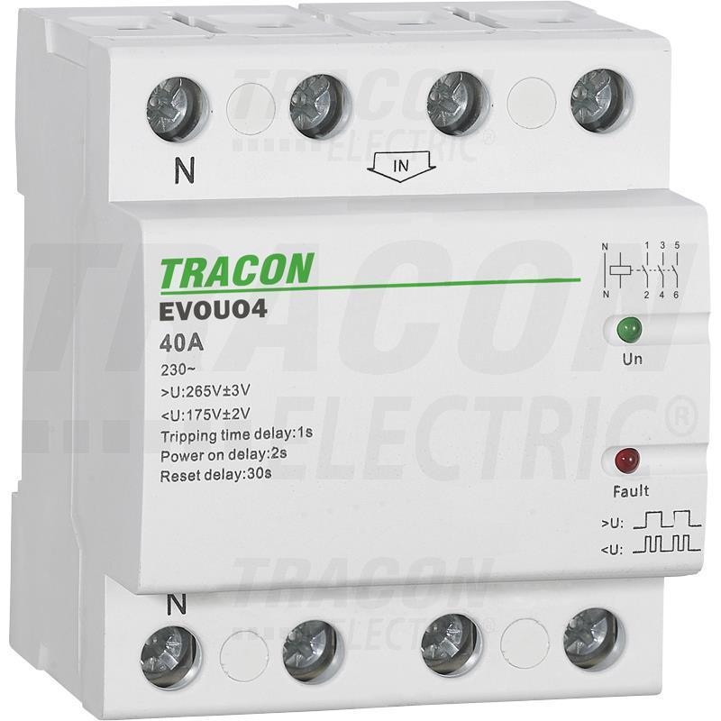 Automatyczy przekaźnik pod/nadnapięciowy EVOUO4