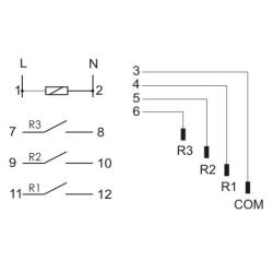 Przekaźnik kontroli poziomu cieczy PZ-831 RC F&F
