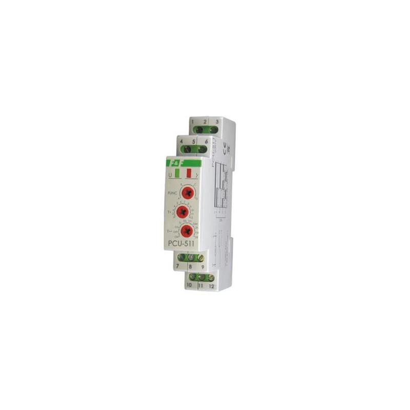 Przekaźnik czasowy uniwersalny PCU-511 UNI 12-264V AC/DC