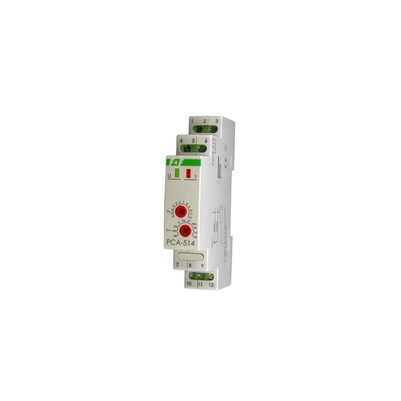 Przekaźnik czasowy jednofunkcyjny PCA-514 DUO 230V AC / 24V AC/DC