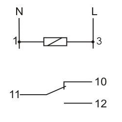 Przekaźnik czasowy jednofunkcyjny PCR-513 24V F&F