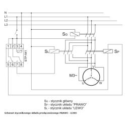 Sterownik czasowy programowalny prawo-lewo STP-541 F&F