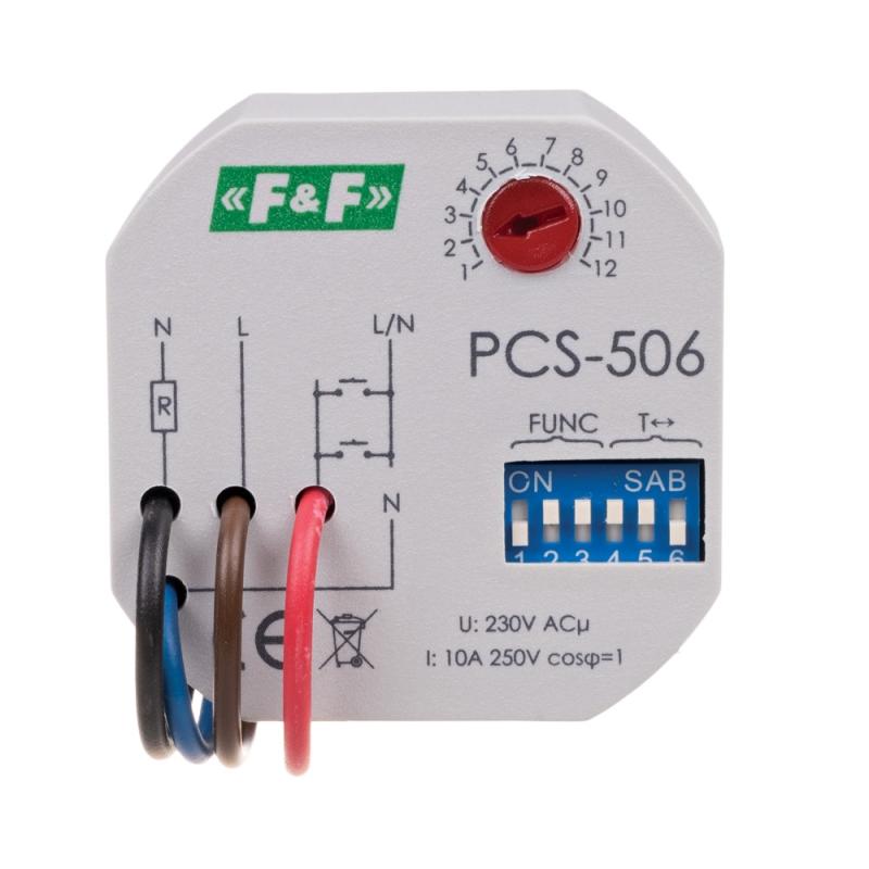 Przekaźnik czasowy 8-funkcyjny PCS-506