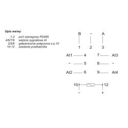 Moduły rozszerzeń wejść analogowych z wyjściem MODBUS RTU - MR-AI-1 F&F